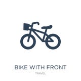 fiets met voormandpictogram in in ontwerpstijl fiets met voordiemandpictogram op witte achtergrond wordt geïsoleerd fiets met voo vector illustratie fiets met voormandpictogram in in ontwerpstijl fiets met voordiemandpictogram op witte achtergrond wordt geïsoleerd fiets met voo vector illustratie