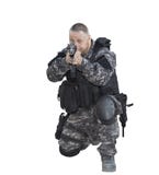 Fight against terrorism, Special Forces soldier, with assault rifle, police swat royalty free stock images Fight against terrorism, Special Forces soldier, with assault rifle, police swat royalty free stock images