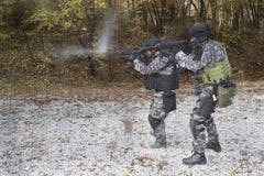 Fight against terrorism, Special Forces soldier, with assault rifle, police swat stock images Fight against terrorism, Special Forces soldier, with assault rifle, police swat stock images