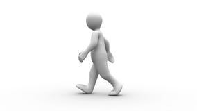 Figura humana blanca el caminar libre illustration Figura humana blanca el caminar libre illustration