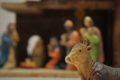Figuras decorativas de la Navidad foto de archivo Figuras decorativas de la Navidad foto de archivo