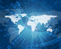 Figure e mappa di mondo d'ardore Priorità bassa alta tecnologia Immagine Stock Libera da Diritti Figure e mappa di mondo d'ardore Priorità bassa alta tecnologia Immagine Stock Libera da Diritti