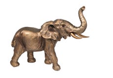 Figurine en bronze d'éléphant image stock Figurine en bronze d'éléphant image stock