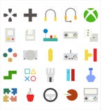 Fije de icono o del ejemplo plano del vector del videojuego Movimiento y color Editable stock de ilustración Fije de icono o del ejemplo plano del vector del videojuego Movimiento y color Editable stock de ilustración