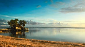 Fiji Sunset Royalty Free Stock Image