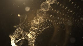 Filamento virtual generado Digital de la DNA en espacio cibernético de las partículas abstractas Fotografía de archivo libre de regalías Filamento virtual generado Digital de la DNA en espacio cibernético de las partículas abstractas Fotografía de archivo libre de regalías