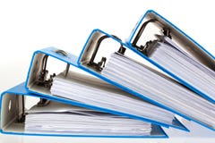 File folder with documents and documents