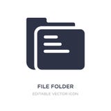 file folder icon on white background. Simple element illustration from Edit tools concept royalty free illustration file folder icon on white background. Simple element illustration from Edit tools concept royalty free illustration