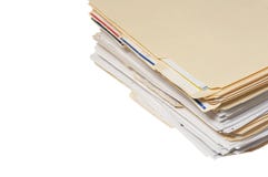 File Stack Stock Image