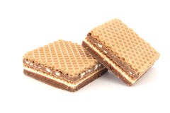 Filled Wafer With Chocolate Royalty Free Stock Photos Filled Wafer With Chocolate Royalty Free Stock Photos