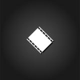Filmrolleikone flach lizenzfreie abbildung Filmrolleikone flach lizenzfreie abbildung