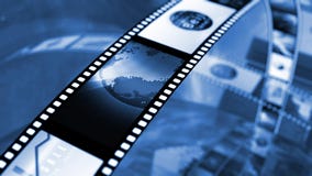 Filmrulle med aktiemarknadbilder arkivbild Filmrulle med aktiemarknadbilder arkivbild