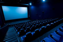 Filmtheatre arkivfoton Filmtheatre arkivfoton