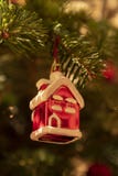 Fin de décoration d'arbre de Noël photographie stock Fin de décoration d'arbre de Noël photographie stock