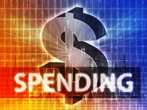 finance illustration spending διανυσματική απεικόνιση finance illustration spending διανυσματική απεικόνιση