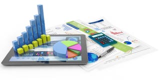 Financial accounting concept stock illustration Financial accounting concept stock illustration