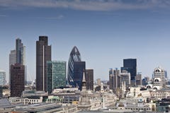 Financial District And Downtown, London, UK Royalty Free Stock Photography Financial District And Downtown, London, UK Royalty Free Stock Photography