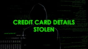 Financial hacker stealing credit card details, bank account block, money loss stock photography Financial hacker stealing credit card details, bank account block, money loss stock photography