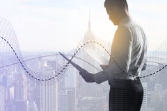 Financiën en economieconcept stock afbeelding Financiën en economieconcept stock afbeelding