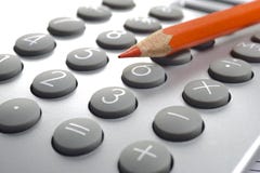 Finansowy biznesowy obliczenie obraz stock Finansowy biznesowy obliczenie obraz stock