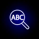 Finden Sie Text, Vergrößerungsglasikone in der Neonart Kann f?r Netz, Logo, mobiler App, UI, UX verwendet werden vektor abbildung Finden Sie Text, Vergrößerungsglasikone in der Neonart Kann f?r Netz, Logo, mobiler App, UI, UX verwendet werden vektor abbildung