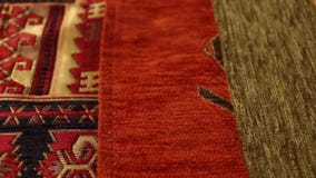 Fine textiles close-up dolly shot - slow left to right tracking shot. Fine textiles close up dolly shot diagonal 1080p Fine textiles close-up dolly shot - slow left to right tracking shot. Fine textiles close up dolly shot diagonal 1080p