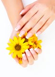 Fingernails and flowers