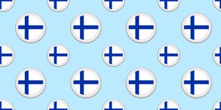 Finlandia round flagi bezszwowy wzór Finki tło Wektorowe okrąg ikony Geometryczni symbole Tekstura dla sport stron royalty ilustracja Finlandia round flagi bezszwowy wzór Finki tło Wektorowe okrąg ikony Geometryczni symbole Tekstura dla sport stron royalty ilustracja