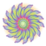 Fiore del fiore tinto retro legame illustrazione vettoriale Fiore del fiore tinto retro legame illustrazione vettoriale