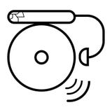 Fire alarm icon royalty free illustration Fire alarm icon royalty free illustration