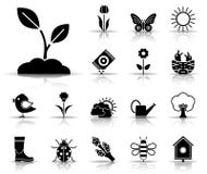 Fire department icon set stock illustration Fire department icon set stock illustration