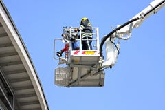 Fire Fighter Platform Stock Image Fire Fighter Platform Stock Image