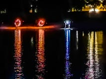 Fire Games At Night At The Beach Of The Riverside Of The River Rhein In Cologne At Night Stock Photo Image Of Beachfun Games 190702404
