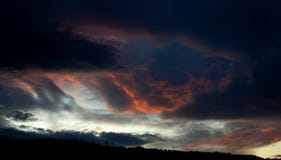 Fire Skies Dramatic Clouds Sunset Royalty Free Stock Photography Fire Skies Dramatic Clouds Sunset Royalty Free Stock Photography