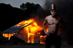Firefighter stock photo Firefighter stock photo