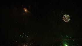Fireworks explosion festival