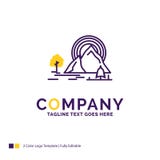 Firmanaam Logo Design For, Berg, heuvel, landschap, aard vector illustratie Firmanaam Logo Design For, Berg, heuvel, landschap, aard vector illustratie