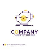 Firmanaam Logo Design For Engine, de industrie, machine, motor, p vector illustratie Firmanaam Logo Design For Engine, de industrie, machine, motor, p vector illustratie