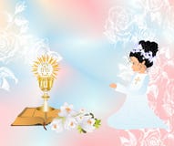First Communion Royalty Free Stock Images
