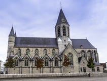 Church Of Deinze royalty free stock photography Church Of Deinze royalty free stock photography