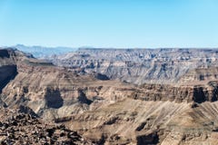 Fish River Canyon in Southern Namibia taken in January 2018 royalty free stock photos Fish River Canyon in Southern Namibia taken in January 2018 royalty free stock photos