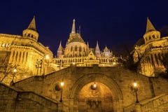 Fisherman's Bastion in Budapest, Hungary Royalty Free Stock Photos Fisherman's Bastion in Budapest, Hungary Royalty Free Stock Photos