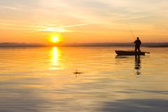 Fisherman. Splash Royalty Free Stock Photos Fisherman. Splash Royalty Free Stock Photos