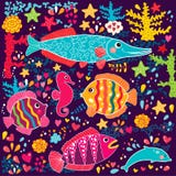 Fishes and marine life