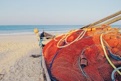 Fishing Boat In Goa Royalty Free Stock Photography