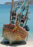 Fishing Boat On The Beach Stock Image