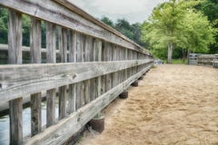 `The Fishing Pier at Lake James` Americana Series royalty free stock photography `The Fishing Pier at Lake James` Americana Series royalty free stock photography