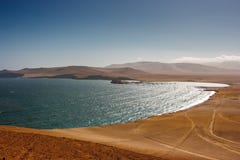 Fiskarebyn av Lagunillas, Paracas, Peru royaltyfri bild Fiskarebyn av Lagunillas, Paracas, Peru royaltyfri bild