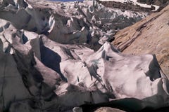 Fissures de glacier photo stock Fissures de glacier photo stock