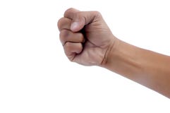 Fist Of A Man Stock Photo